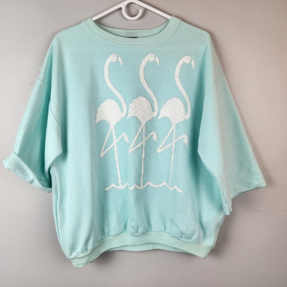 Vintage 80s Flamingo Sweatshirt